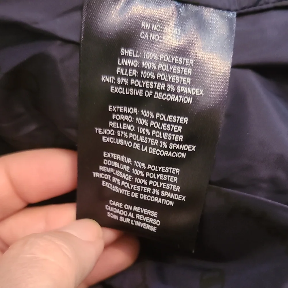 Champion Black Bomber Jacket with White Accents